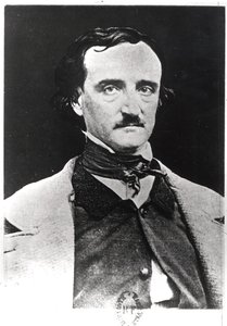 Ritratto di Edgar Allan Poe (1809-49) da Sarah Ellen Whitman